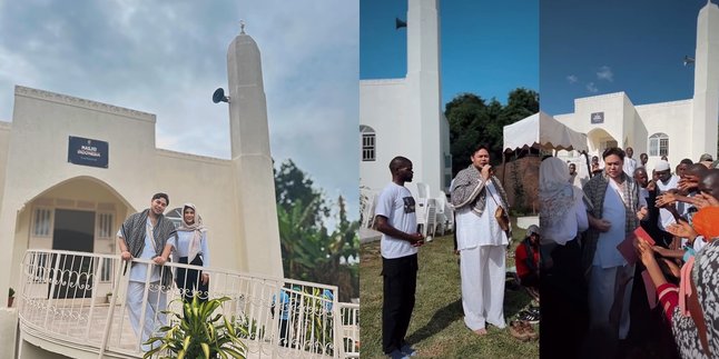8 Portraits of Ivan Gunawan Visiting His Mosque in Uganda, Slaughtering 3 Cows - Creating a Water Well