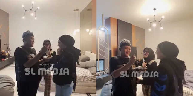 8 Potret Kompak Putri Delina dan Santyka Fauziah Rayakan Ultah Sule