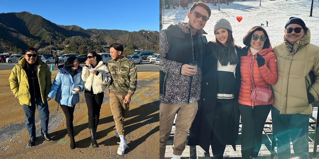 8 Portraits of Jessica Mila and Husband's Vacation in Japan, the Aura of a Pregnant Woman is Very Happy