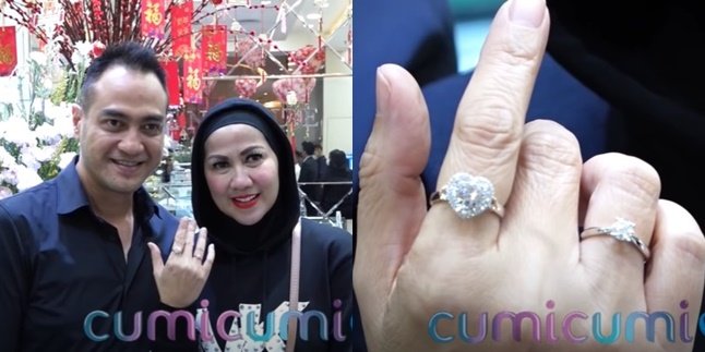 8 Sweet Photos of Venna Melinda and Ferry Irawan Buying Engagement Rings, Choosing Heart-Shaped Diamonds - Priced at Rp 40 Million
