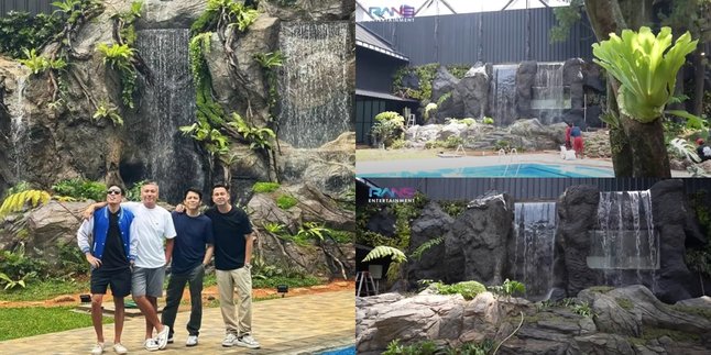 8 Potraits of Rainforest Garden in Raffi Ahmad's House, Cool Atmosphere with the Beauty of Waterfalls