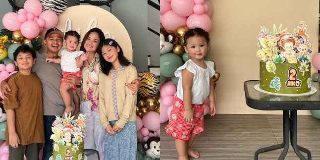 8 Photos of Aiko, Wendy Cagur's Daughter's Birthday, Focusing on Her Rosy Cheeks Like Wearing Blush On