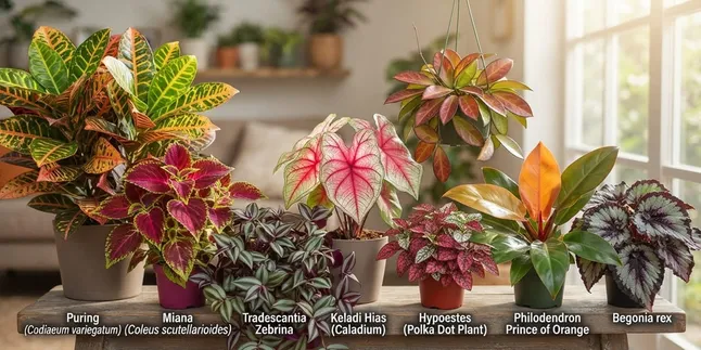 8 Ornamental Plants Whose Leaves Change Color When Exposed to Light, Beautify Your Home