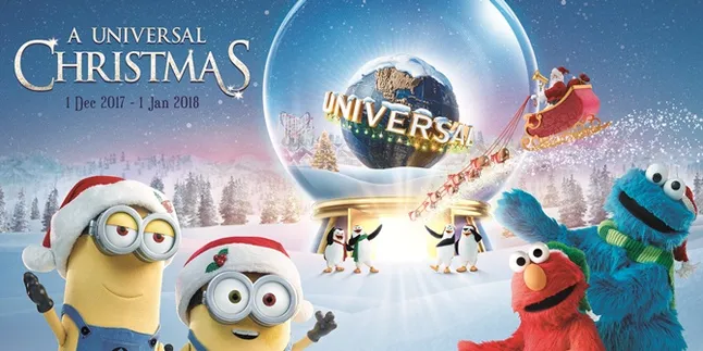 ‘A Universal Christmas' Bikin Universal Studios Singapore Berkilau