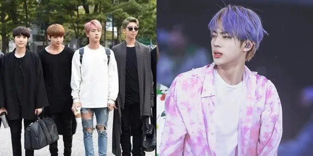 9 Foto Jin Satu-Satunya Pakai Baju Beda Dari Para Member BTS, Lupa Diajak Janjian? 9 Foto Jin Satu-Satunya Pakai Baju Beda Dari Para Member BTS, Lupa Diajak Janjian?