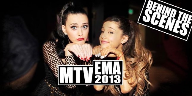 9 Foto Seru di Belakang Panggung MTV EMA 2013