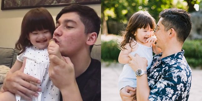 9 Adorable Photos of Samuel Zylgwyn with His Baby, Fighting Over Food - Known as Hot Daddy
