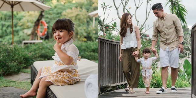 9 Adorable Photos of Vechia, Franda and Samuel Zylgwyn's Daughter, Wearing Traditional Balinese Clothes