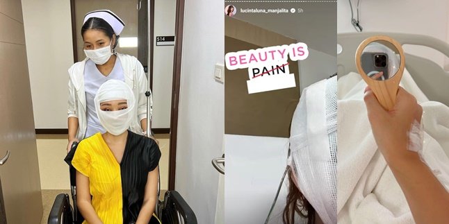 9 Photos of Lucinta Luna Suspected of Having Plastic Surgery, Posting Photos with Entire Face Covered in Bandages: Beauty Is Pain