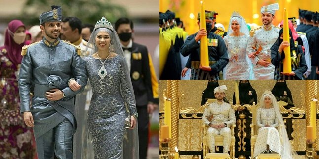 9 Portraits of the Royal Wedding of the Princess of Brunei Darussalam, Magnificent with Diamonds - Held for 10 Days