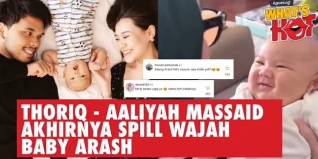 Aaliyah Massaid dan Thoriq Akhirnya Spill Muka Anaknya, Netizen Pada Gemas!