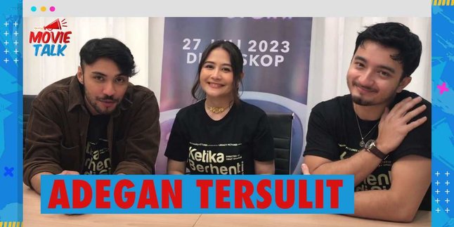 The Most Difficult Scene for Prilly, Refal & Bryan in 'WHEN IT STOPS HERE'