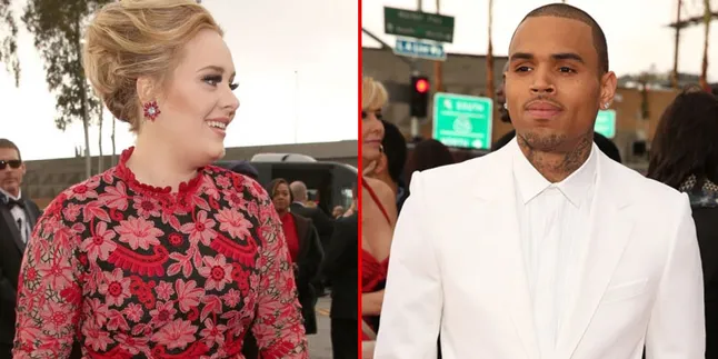 Adele Buka Mulut Soal Foto 'Perselisihannya' Dengan Chris Brown
