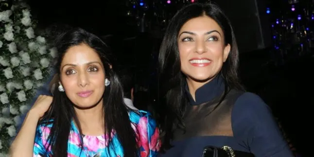 Adu Cantik Sushmita Sen dan Sridevi, Ketika Fans Bertemu Idola... Adu Cantik Sushmita Sen dan Sridevi, Ketika Fans Bertemu Idola...
