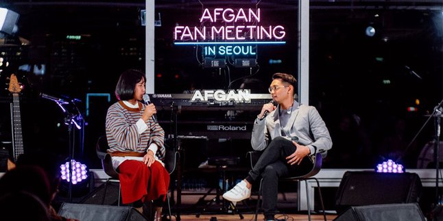 Afgansyah Reza Sapa Penggemar Barunya di Fan Meeting in Seoul, Nyanyi Bahasa Korea