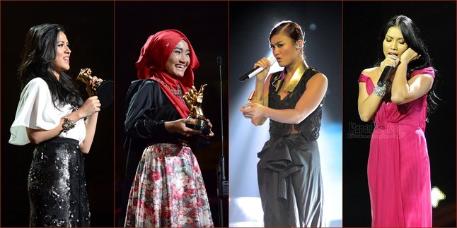 Agnez Mo, Anggun, Fatin, dan Raisa Bersaing Ketat di WMAs 2014