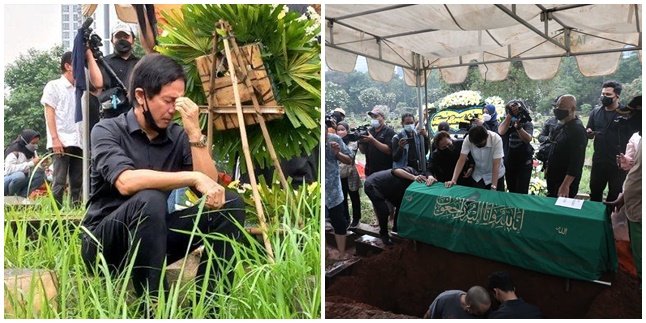 Air Mata Tak Terbendung, Addie MS Pilih Duduk Menyendiri Setelah Jenazah Oddie Agam Dikebumikan