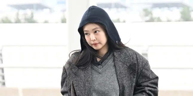 Airport Fashion Jennie BLACKPINK Departing for Taiwan for the Golden Disc Awards