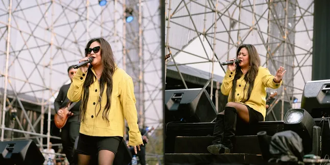 Ajak Penonton Nostalgia, Ini 7 Potret Audy Item Tampil di Pestapora 2024: I'm Back