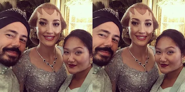 Akad Nikah, Varsha Strauss Istri Panji Trihatmodjo Cantik Manglingi Dengan Paes Jawa