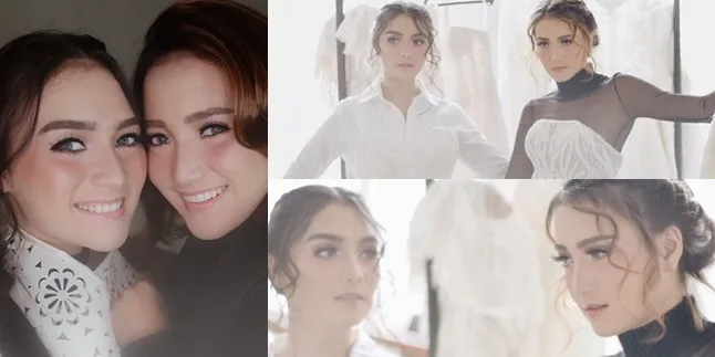 Erica Putri Lamaran, Didominasi Warna Peach Romantis