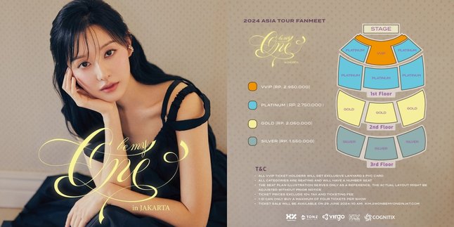 Finally Released! This is the Price, Seat Plan, and Benefits of Kim Ji Won's Fan Meeting in Jakarta, Everyone Gets Hi-Bye