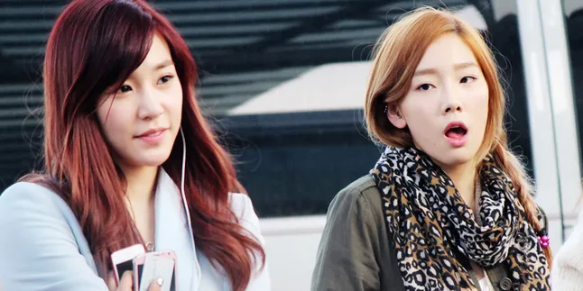 Aksi Konyol Taeyeon dan Tiffany SNSD Menirukan 'FROZEN'