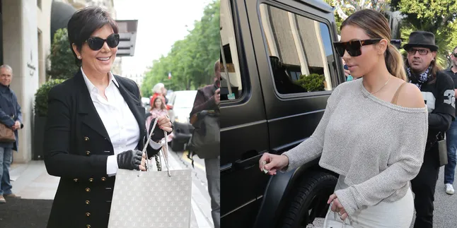 Aksi Lucu Kim Kardashian dan Kris Jenner Saat Belajar Pole Dance