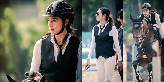 Nabila Syakieb Participates in Horse Riding Competition, Her Style is Elegant and Classy