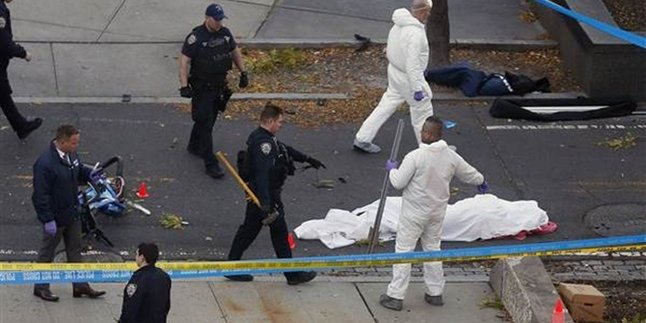 Aksi Penembakan di Manhattan Tewaskan 8 Orang dan Belasan Luka-Luka