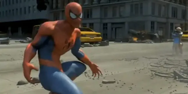 Aksi Spiderman di AVENGERS, Keren!