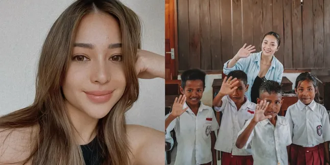 Tempuh Medan yang Sulit, 7 Potret Nikita Willy Kunjungi SD di NTT - Membaur Bareng Siswa dan Bantu Bagikan Nasi Saat Makan Tempuh Medan yang Sulit, 7 Potret Nikita Willy Kunjungi SD di NTT - Membaur Bareng Siswa dan Bantu Bagikan Nasi Saat Makan