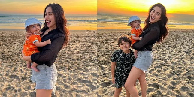 Alami Kerugian hingga 10 M, Ini 7 Potret Jessica Iskandar yang Tetap Tegar Demi Anak - Ajak Baby Don ke Pantai untuk Pertama Kali