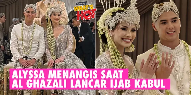 Alyssa Daguise Beautiful in Sundanese Siger, Crying as Al Ghazali Fluently Utters the Ijab Kabul