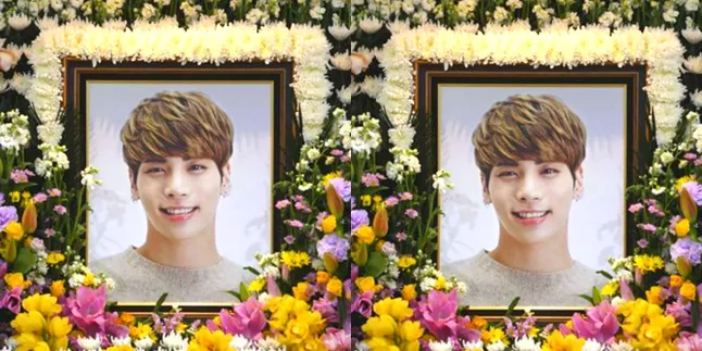 Ambil Makanan, Tunawisma Bikin Memorial Jonghyun SHINee Berantakan