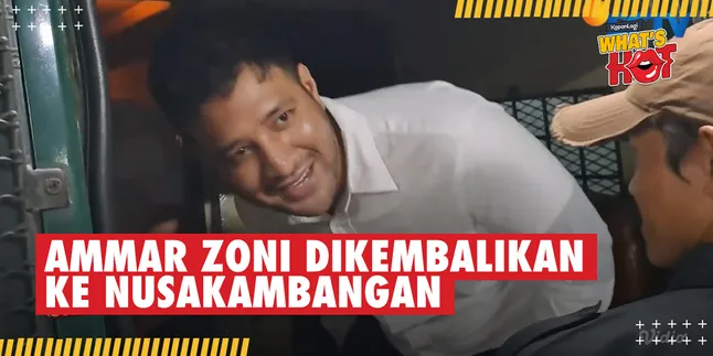 Ammar Zoni Returned to Nusakambangan, Considered Involved in a Drug Trafficking Network?