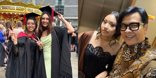Armand Maulana and Dewi Gita's Child Graduates from College in England, Stunning in Traditional Indonesian Attire