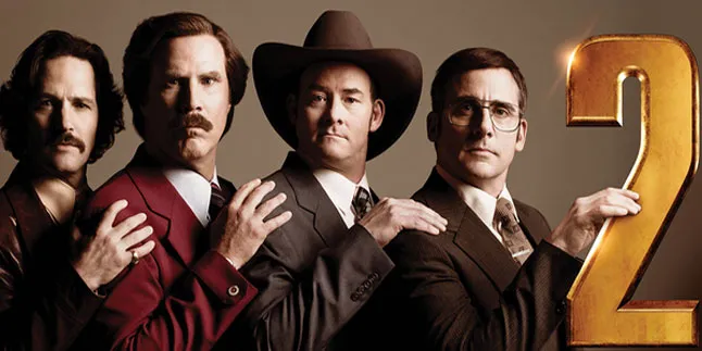 'ANCHORMAN: THE LEGEND CONTINUES' Dirilis Perdana di Inggris