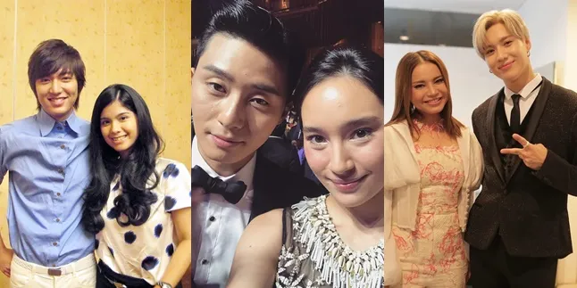 Annisa Pohan Foto Bareng Lee Min Ho, Nggak Mau Kalah 9 Artis Ini Juga Pernah Foto dengan Seleb Korea Lain