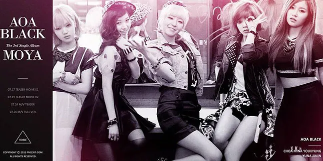 AOA Black Ungkap Jadwal Perilisan Teaser Single 'MOYA'
