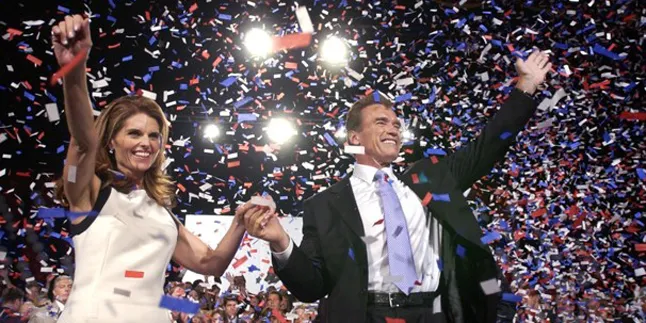 Arnold Schwarzenegger Kembali Tampil Mesra Dengan Maria Shriver