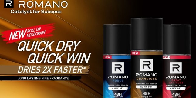 Aromanya Menyegarkan! New Roll-On Deodorant dari Romano Hadir untuk Dukung Gaya Hidup Pria Modern