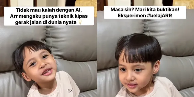 Arrasya, Tasya Kamila's Child, Reveals He Can Make a Fan Run, Has His Own Formula Without AI Assistance