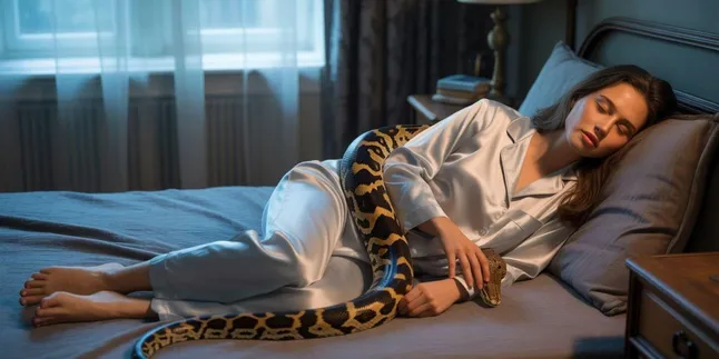 Arti Mimpi Badan Dilewati Ular Besar: Makna dan Tafsir Lengkap