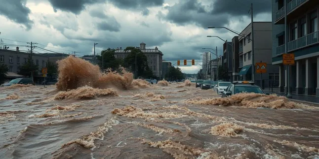 Arti Mimpi Banjir Besar di Jalan: Makna dan Tafsir Lengkap