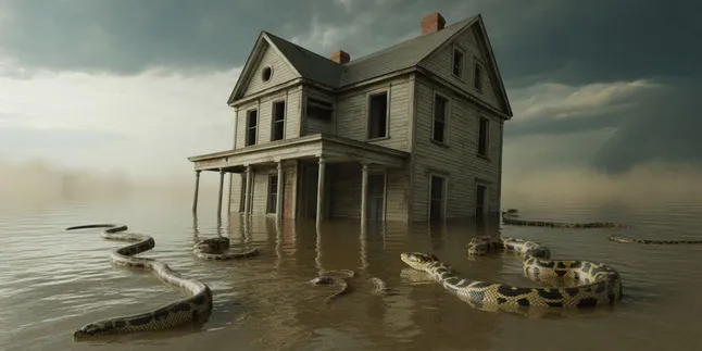 Arti Mimpi Banjir dan Banyak Ular: Tafsir Lengkap dan Maknanya