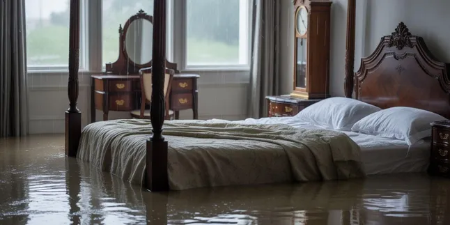 Arti Mimpi Banjir di Kamar Tidur: Makna dan Tafsir Lengkap