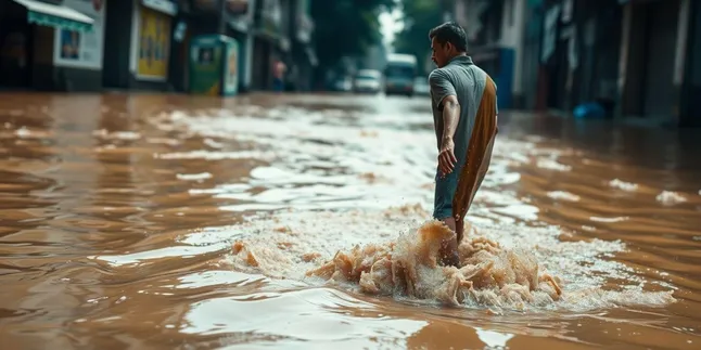 Arti Mimpi Berjalan di Banjir Air Keruh: Makna dan Tafsir Lengkap