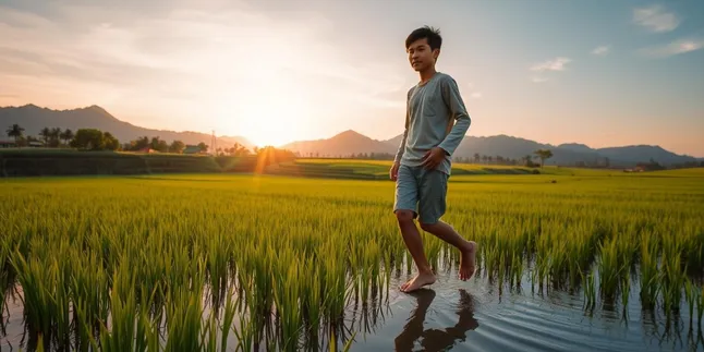 Arti Mimpi Berjalan di Tengah Sawah: Makna dan Tafsir Lengkap Arti Mimpi Berjalan di Tengah Sawah: Makna dan Tafsir Lengkap
