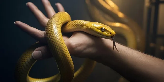 Arti Mimpi Digigit Ular Berwarna Emas: Pertanda Keberuntungan atau Peringatan?